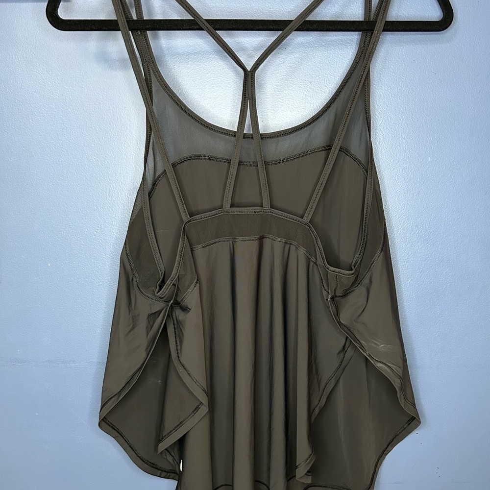 lululemon athletica Black Mesh Racerback Tank